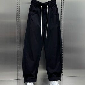 Men's Classic Black Joggers with Drawstring